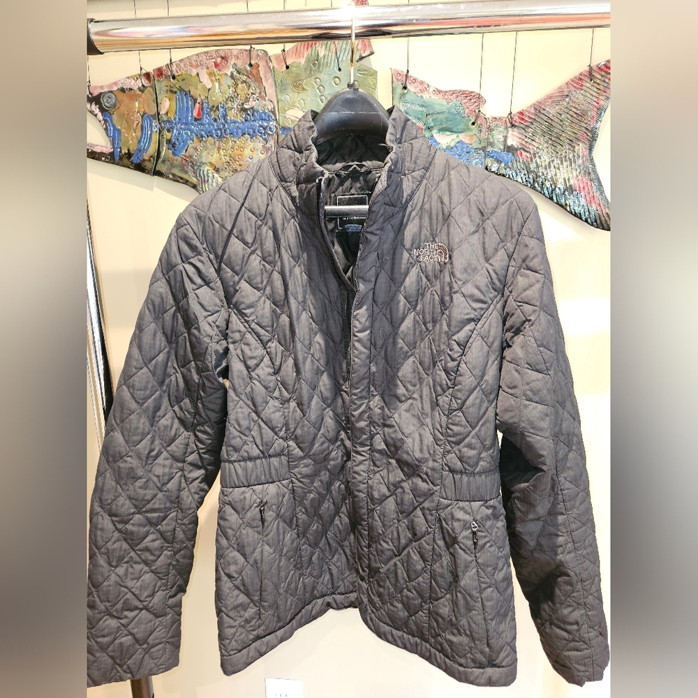 The North Face Womens Light Thermoball Jacket XL, Matte BLACK, Tailored Waist